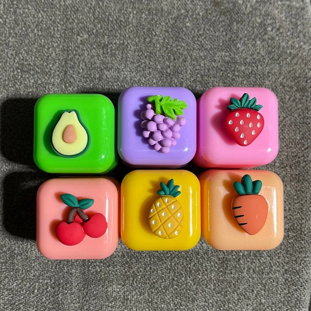 🥑🥕🍓Fruits and Veggies Scented Flavored Lip Balms🍓🥕🥑